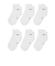 ナイキ（NIKE）靴下 キッズ エブリデイ クッションド アンクル ソックス 6足組 白 21-23cm SX6912-100