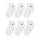 ナイキ（NIKE）靴下 キッズ エブリデイ クッションド アンクル ソックス 6足組 白 21-23cm SX6912-100