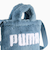 プーマ（PUMA）バック UP  FAUX  ファー  ミニ  ショッパーバッグ  1.5L  青 ブルー 09171302 ふわふわ シンプル