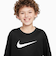 ナイキ（NIKE）ジュニア ドライフィット LGD スウッシュ HBR 長袖Tシャツ FZ5192-010