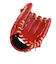 ミズノ（MIZUNO）軟式用グラブ オールラウンド用 野球グローブ 一般 ウィルドライブ レッド IBE限定スペック 1AJGR33500 7080