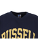ラッセル（RUSSELL）C100 アーチロゴ クルーネック スウェットシャツ RBM25F0007 NVY