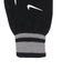 ナイキ（NIKE）手袋 ニット テック&グリップ グローブ グラフィック 3.0 両手用 黒×グレー S-Mサイズ CW1043-088 防寒 グリップ付き