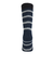 クー（Coo.）ヒートクロス 二重編み ソックス 2足組 ボーダー 894CO5GSA0111 NVY