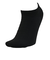 クー（Coo.）靴下 3層 ショート丈ソックス 2足組 黒 ブラック 25.0～28.0センチ 894CO5GSA0094 BLK