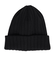 クー（Coo.）帽子 ニットキャップ ベーシックボリュームリブワッチ 黒 ブラック  897CO5ST0026 BLK