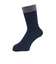 クー（Coo.）靴下 ヒートクロス2重編み ソックス 2足組 ネイビー×ブラック 23.0～25.0センチ 895CO5GSA0105 NVYBK