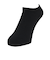 クー（Coo.）靴下 3層 ショートソックス 2足組 黒 ブラック 22.0～25.0センチ 895CO5GSA0093 BLK