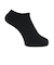 クー（Coo.）靴下 3層 ショートソックス 2足組 黒 ブラック 22.0～25.0センチ 895CO5GSA0093 BLK