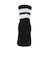 クー（Coo.）靴下 アンクルライン ソックス 1足組 ブラック×ホワイト 22～25センチ 895CO5GSA0088 BLK