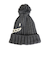 クー（Coo.）帽子 ジュニア ニットキャップ ポンポンカフワッチ チャコールグレー 899CO5ST0027 CGRY