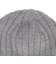クー（Coo.）帽子 ニットキャップ ベーシックボリュームリブワッチ グレー 灰色 897CO5ST0026 GRY