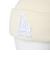 ニューエラ（NEW ERA）帽子 ニットキャップ カフニット MLB Tonal Logo ロサンゼルス・ドジャース オフホワイト 14670044