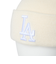 ニューエラ（NEW ERA）帽子 ニットキャップ カフニット MLB Tonal Logo ロサンゼルス・ドジャース オフホワイト 14670044