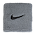 ナイキ（NIKE）リストバンド  スウッシュ クラシック 2P グレー BN3000-005