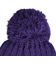 クー（Coo.）帽子 ジュニア ニットキャップ ポンポンカフワッチ 899CO5ST0027 PUL