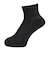 クー（Coo.）靴下 ヒートクロス アンクルソックス 3足組 895CO5GSA0067 BLK