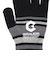 手袋 ジュニア ボーダーニットグローブ 黒 WG5F0006-WA902-GRST BLK 滑り止め付き 防寒 ジュニア手袋