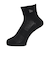 ニューエラ（NEW ERA）靴下 スニーカー丈 ソックス BLACK/CH 黒 14886686 抗菌 防臭