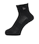 ニューエラ（NEW ERA）靴下 スニーカー丈 ソックス BLACK/CH 黒 14886686 抗菌 防臭