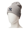 ニューエラ（NEW ERA）帽子 ニットキャップ  カフニット MLB Team Logo ニューヨーク・ヤンキース ライトグレー 14670066