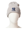 ニューエラ（NEW ERA）帽子 ニットキャップ  カフニット MLB Team Logo ニューヨーク・ヤンキース ライトグレー 14670066