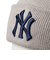 ニューエラ（NEW ERA）帽子 ニットキャップ  カフニット MLB Team Logo ニューヨーク・ヤンキース ライトグレー 14670066