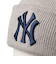 ニューエラ（NEW ERA）帽子 ニットキャップ  カフニット MLB Team Logo ニューヨーク・ヤンキース ライトグレー 14670066