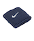 ナイキ（NIKE）リストバンド スウッシュ クラシック 2P 紺 ネイビー BN3000-463