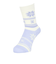 クー（Coo.）ミドルソックス ヒートクロス 二重編み 雪 2足組 895CO5GSA0102 PUL