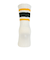 クー（Coo.）靴下 クルーライン ソックス 1足組 ホワイト×イエロー 22～25センチ 895CO5GSA0085 OWHT