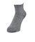 クー（Coo.）靴下 3層 アンクルソックス 2足組 グレー 灰色 22.0～25.0センチ  895CO5GSA0128 GRY