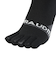 5指ソックス Gヒートクロス 3足組 黒 22.0cm SK5F0003-WA895-GRGSA ソックス 靴下 5本指 発熱 防寒 3足セット