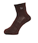 ニューエラ（NEW ERA）靴下 スニーカー丈 ソックス BROWN/CH ブラウン 23-25cm 14886684 抗菌 防臭