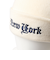 ニューエラ（NEW ERA）帽子 ニットキャップ ベーシック カフニット オールドロゴ オフホワイト 白 14670062