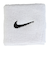ナイキ（NIKE）リストバンド スウッシュ クラシック 2P ホワイト×ブラック BN3000-101