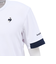 ルコックスポルティフ（lecoqsportif）テニスウェア 半袖ゲームシャツ LN5FHT21M WH00