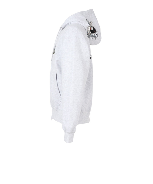 ベンデイビス（BEN DAVIS）バック刺繍ジップパーカー 25780053-ASH