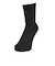 クー（Coo.）ヒートクロス クルーソックス 3足組 895CO5GSA0069 BLK