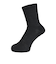 クー（Coo.）ヒートクロス クルーソックス 3足組 895CO5GSA0069 BLK