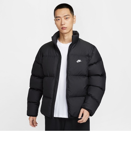 Nike ブラック ダウンジャケット　スタイル: IB2976-010 ナイキ（NIKE）クラブ Therma-FIT パファー ジャケット IB2976-010