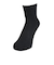 クー（Coo.）靴下 ヒートクロス アンクルソックス 3足組 ゆったり 894CO5GSA0082 BLK
