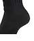 クー（Coo.）靴下 ヒートクロス アンクルソックス 3足組 ゆったり 894CO5GSA0082 BLK