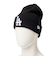 ニューエラ（NEW ERA）帽子 ニットキャップ ベーシック MLB Team Logo ロサンゼルス・ドジャース 黒 ブラック 14670079