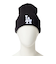 ニューエラ（NEW ERA）帽子 ニットキャップ ベーシック MLB Team Logo ロサンゼルス・ドジャース 黒 ブラック 14670079