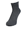 クー（Coo.）靴下 ヒートクロス アンクルソックス 3足組 ゆったり 895CO5GSA0064 CGRY