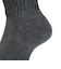クー（Coo.）靴下 ヒートクロス アンクルソックス 3足組 ゆったり 895CO5GSA0064 CGRY