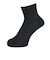 クー（Coo.）靴下 ヒートクロス アンクルソックス 3足組 894CO5GSA0075 BLK