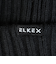 エルケクス（ELKEX）ニットキャップ ボリュームリブカフワッチ 黒 EKM5FA0032 BLK ニット帽 防寒 寒さ対策