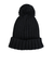 クー（Coo.）帽子 ジュニア ニットキャップ ポンポンカフワッチ 黒 ブラック 899CO5ST0027 BLK